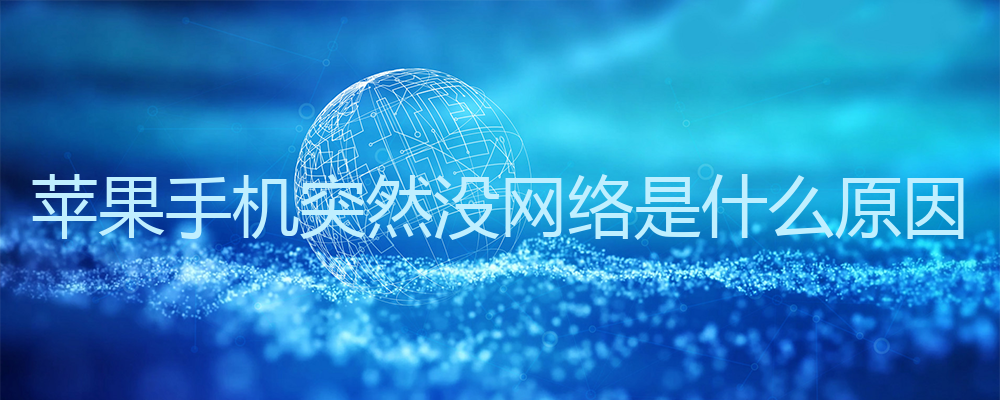 蘋果手機(jī)無網(wǎng)絡(luò)信號(hào)是怎么回事?有5個(gè)原因!