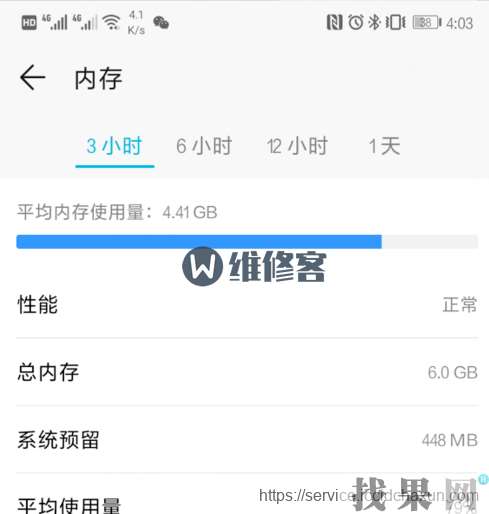 找果網(wǎng)教你華為mate20 pro怎么查看內(nèi)存使用情況？